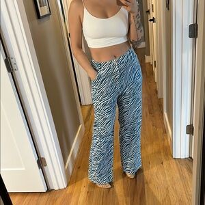 Zebra Print Women's Pants